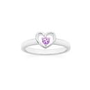 Silver-Amethyst-Open-Heart-Ring Sale