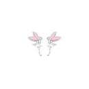 Silver-Pink-Mother-of-Pearl-Fairy-Stud-Earrings Sale