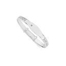 Sterling-Silver-40mm-Pink-Cubic-Zirconia-ID-Engraved-Expander-Bangle Sale