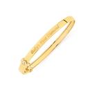 9ct-Gold-45mm-Babys-First-Diamond-Diamond-set-Bangle Sale