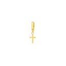 9ct-Gold-Plain-Cross-Drop-Single-Mens-Huggie-Earring Sale