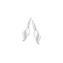 Silver-Pave-CZ-Leaf-Drop-Hook-Earrings Sale