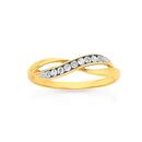 9ct-Gold-Diamond-Crossover-Ring Sale