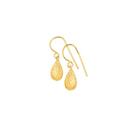 9ct-Gold-Diamond-cut-Bomber-Drop-Earrings Sale