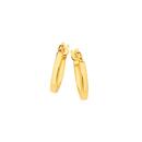 9ct-Gold-2x10mm-Squared-Tube-Hoop-Earrings Sale