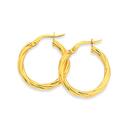 9ct-Gold-25x15mm-Twist-Hoop-Earrings Sale