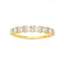 9ct-Gold-Cubic-Zirconia-Anniversary-Band Sale