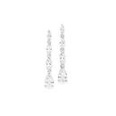 Sterling-Silver-Cubic-Zirconia-Marquise-Pear-Drop-Earrings Sale