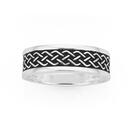 Silver-75mm-Oxidised-Plait-Band Sale