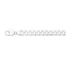 Sterling-Silver-23cm-Solid-Curb-Gents-Bracelet Sale