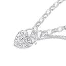 Sterling-Silver-19cm-Belcher-with-Cubic-Zirconia-Heart-Padlock Sale