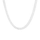 Sterling-Silver-45cm-Diamond-Cut-Curb-Chain Sale