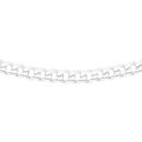 Sterling-Silver-45cm-Solid-Bevelled-Curb-Chain Sale