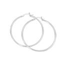 Silver-2x40-Polished-Tube-Hoops Sale