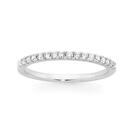 9ct-White-Gold-Diamond-Claw-Set-Band Sale