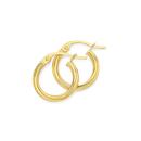 9ct-Gold-2x10mm-Twist-Hoop-Earrings Sale