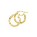 9ct-Gold-2x10mm-Twist-Hoop-Earrings Sale