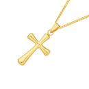 9ct-Gold-22mm-Cross-Pendant Sale