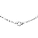Silver-45cm-Solid-Belcher-Bolt-Ring-Necklace Sale