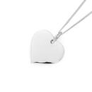 Sterling-Silver-Flat-Heart-Disc-Pendant Sale