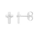 Silver-CZ-Set-Cross-Studs Sale