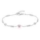 Silver-19cm-Simulated-Pearl-CZ-Fancy-Bead-Bracelet Sale