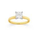 14ct-Gold-1-12-Carat-Lab-Grown-Solitaire-Diamond-Ring Sale