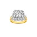 Alora-10ct-Gold-Lab-Grown-Diamond-Cushion-Cluster-Ring Sale