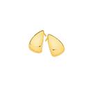 9ct-Gold-Polished-Curved-Stud-Earrings Sale