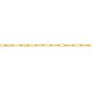 9ct-Gold-45cm-Solid-Flat-Paperclip-Chain Sale