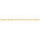 9ct-Gold-45cm-Solid-Flat-Paperclip-Chain Sale