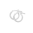 Silver-10mm-Round-Plain-Tube-Hoop-Earrings Sale