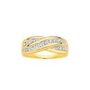 9ct-Gold-Diamond-Crossover-Ring Sale