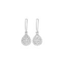 9ct-White-Gold-Diamond-Pear-Shape-Drop-Earrings Sale