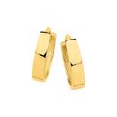 9ct-Gold-10mm-Polished-Huggie-Earrings Sale