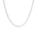 Sterling-Silver-45cm-Concave-Dia-Cut-Curb-Chain Sale