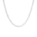Silver-45cm-Concave-Curb-Chain Sale