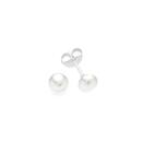 Sterling-Silver-6mm-White-Fresh-Water-Pearl-Studs Sale