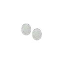 Sterling-Silver-Cubic-Zirconia-Created-Opal-Studs Sale