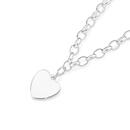 Sterling-Silver-19cm-Oval-Belcher-W-Heart-Disc-Bracelet Sale