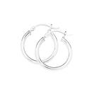 Silver-25x15mm-Polished-Tube-Hoops Sale