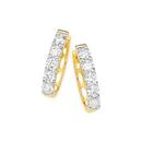 Alora-10ct-Gold-Lab-Grown-Diamond-Hoop-Earrings Sale
