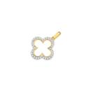 9ct-Gold-Diamond-Clover-Pendant Sale