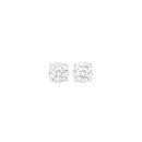 Sterling-Silver-Cubic-Zirconia-Round-Stud-Earrings Sale