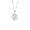 Sterling-Silver-15mm-Round-St-Christopher-Pendant Sale