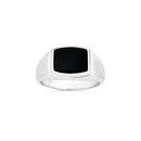 Sterling-Silver-Agate-Tonneau-Gents-Signet-Ring-Available-in-Size-U-W-Y Sale