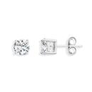 Silver-5mm-Cubic-Zirconia-Round-Claw-Set-Stud-Earrings Sale