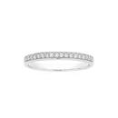 9ct-White-Gold-Diamond-Pave-Band Sale