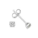 9ct-White-Gold-Diamond-Stud-Earrings Sale