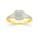 9ct-Gold-Diamond-Cushion-Split-Ring Sale